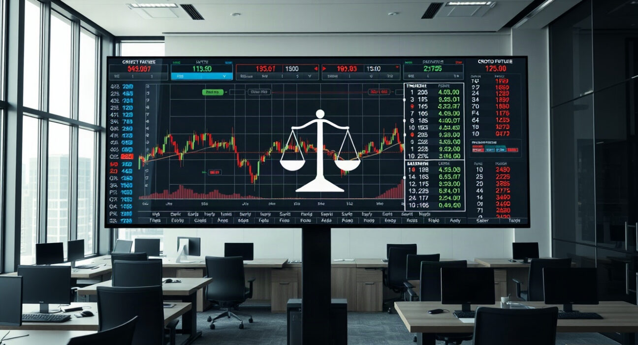 Ethena expands delta-neutral strategy to stock perpetual futures with trading screens and scale icon