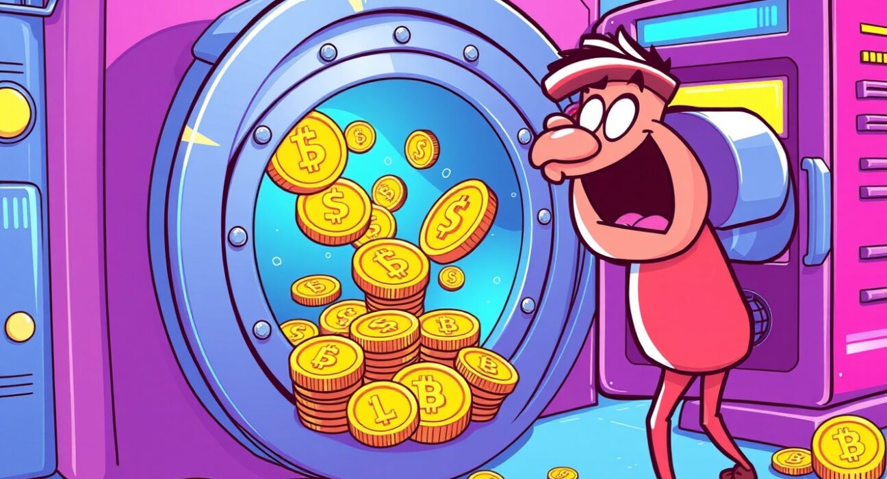 ENA token withdrawal illustration showing digital assets moving from exchanges to secure storage