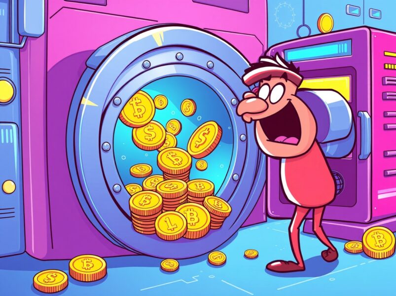 ENA token withdrawal illustration showing digital assets moving from exchanges to secure storage