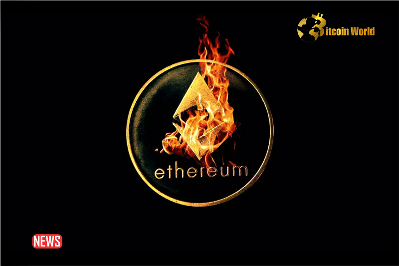 Ethereum Network Destroys Over 105,000 ETH in One Month