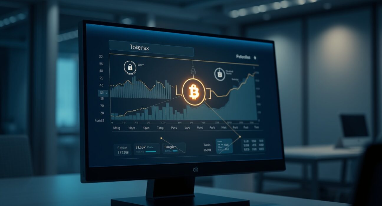 Digital interface representing Ether.fi's integration with Plume's Nest RWA protocol for tokenized asset yields.