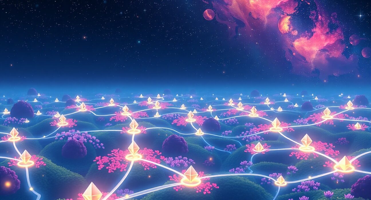 Ethereum network activity expanding with new addresses connecting to blockchain applications