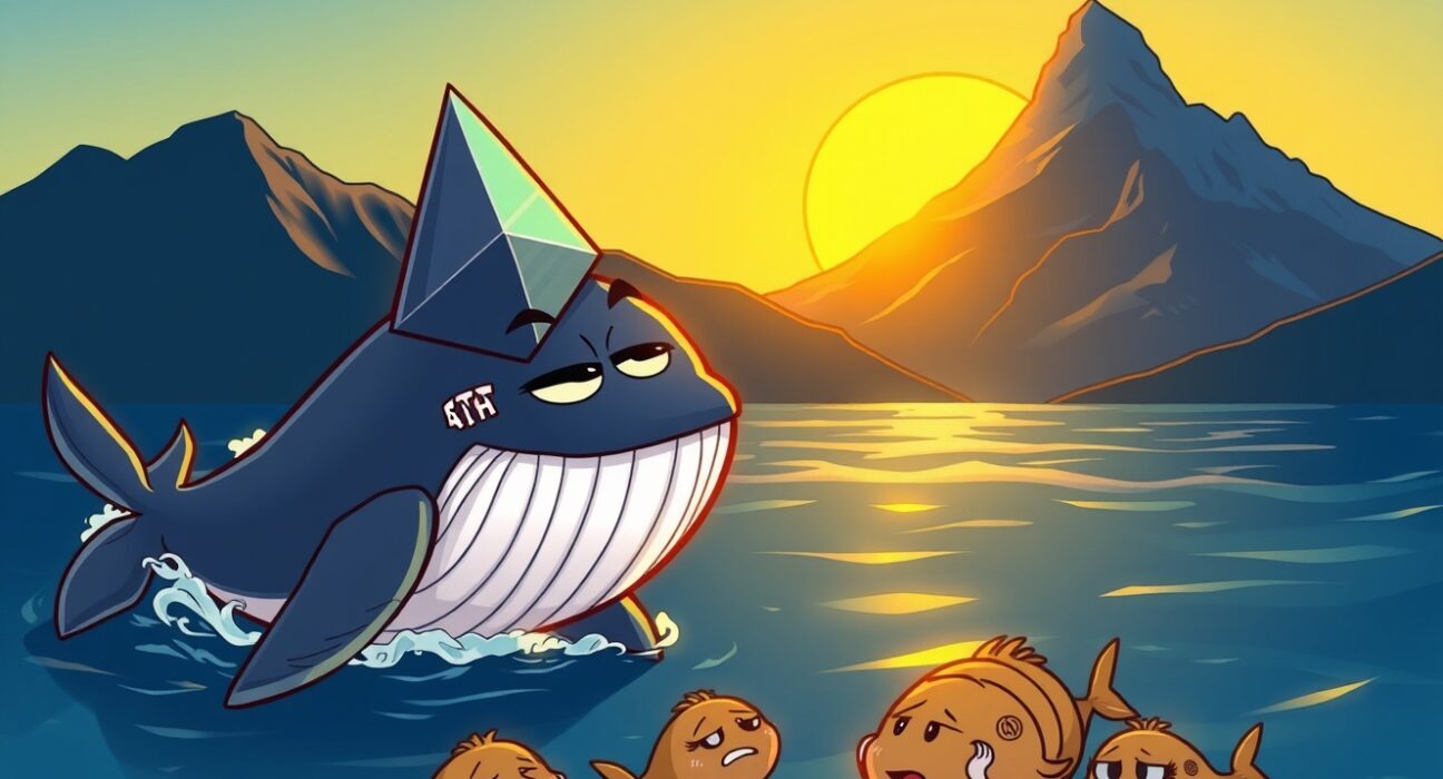 A cartoon illustration analyzing the unlikely path for Ethereum to reach a new all-time high in 2026.