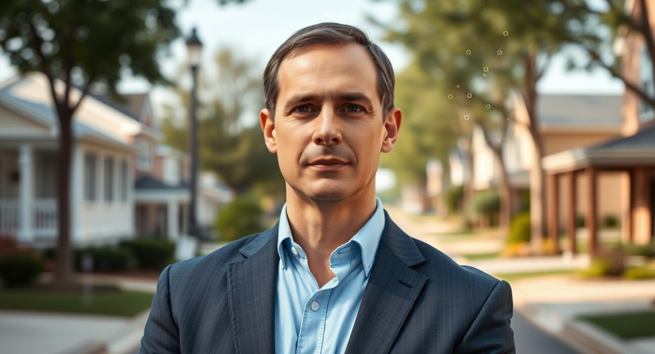 Ethereum developer and congressional candidate Joe Sharich in Virginia campaign setting