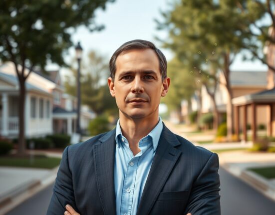 Ethereum developer and congressional candidate Joe Sharich in Virginia campaign setting