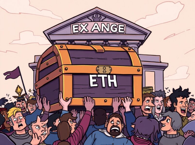 Ethereum Exodus: Exchange Balances Plummet to 8-Year Low