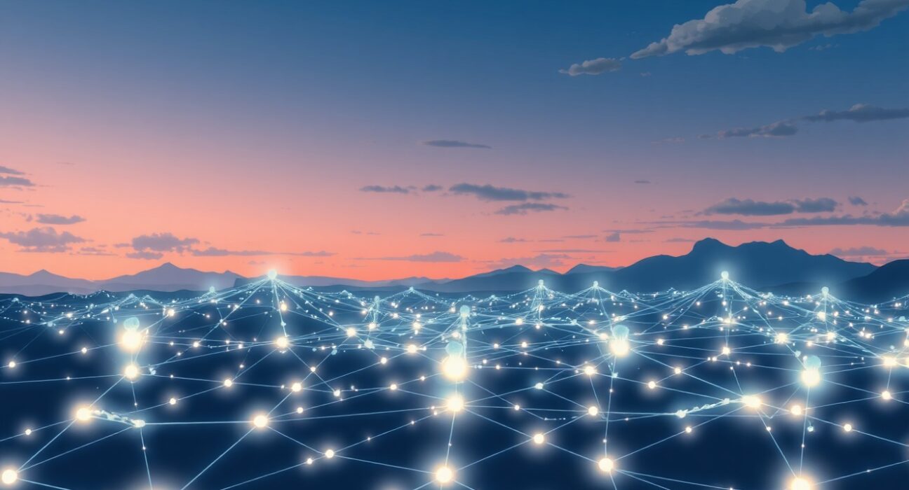 Ethereum Foundation 2026 protocol roadmap visualized as glowing network connections