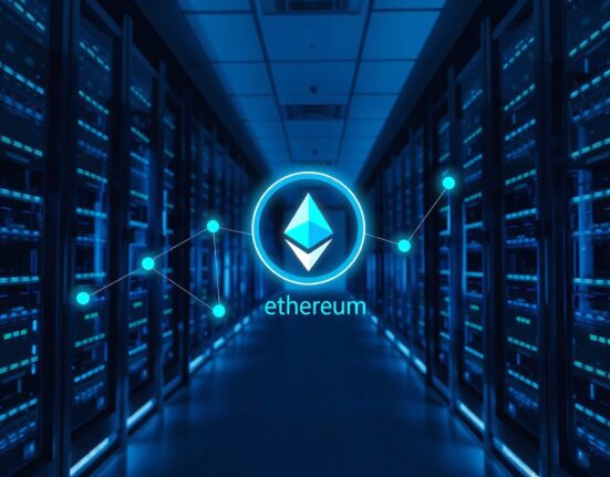 Ethereum Foundation AI agents detecting a bug in blockchain network infrastructure in a server room