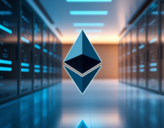 Ethereum Foundation's strategic funding transaction visualized for blockchain development news.