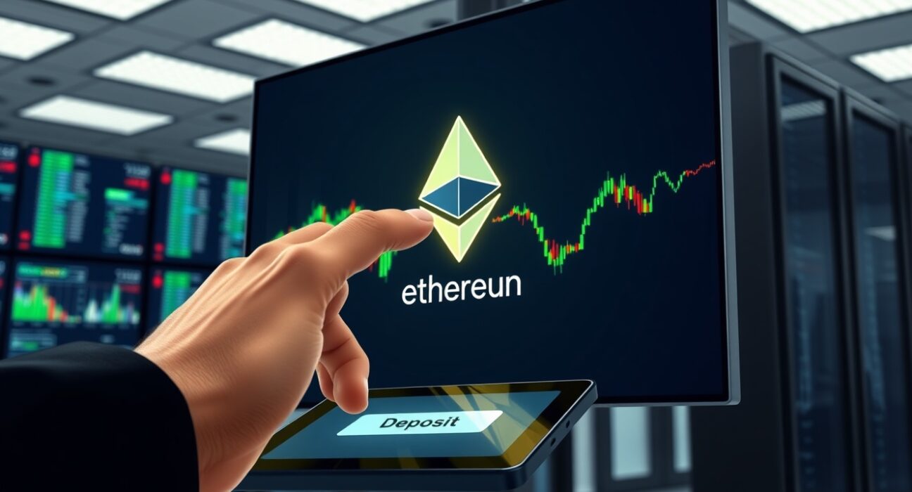 Ethereum Foundation-linked address deposits ETH to Kraken exchange, representing a $4.03 million transfer captured by Onchain Lens.