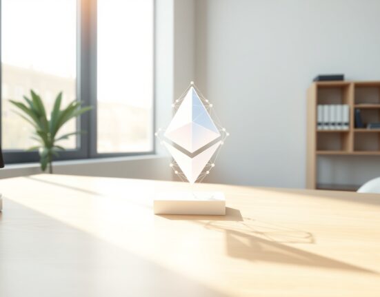 Symbolic model representing the Ethereum Foundation's role as a steward of the decentralized blockchain network.