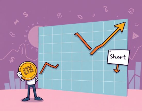 A visual representation of Ethereum funding levels dropping despite an ETH price rally, highlighting market complexities.