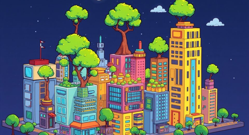 A vibrant cartoon illustrating the transformative Hegota upgrade for Ethereum's blockchain infrastructure.