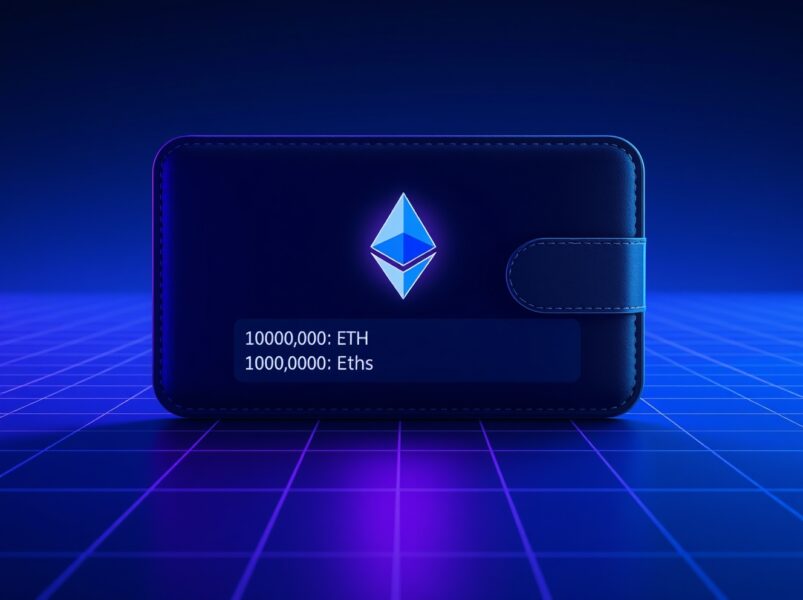 Ethereum ICO wallet interface showing a 10K ETH transfer after 11 years of dormancy.