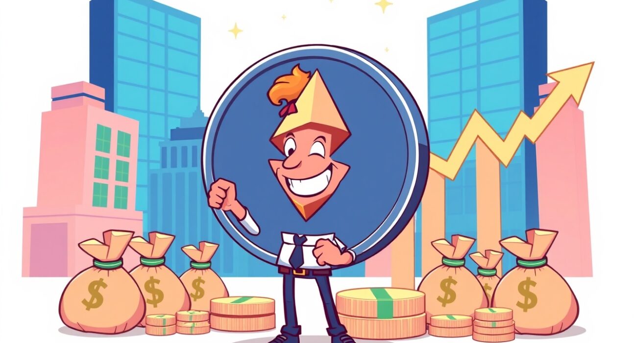 Strategic Ethereum investor making significant cryptocurrency deposit to exchange platform