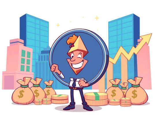 Strategic Ethereum investor making significant cryptocurrency deposit to exchange platform