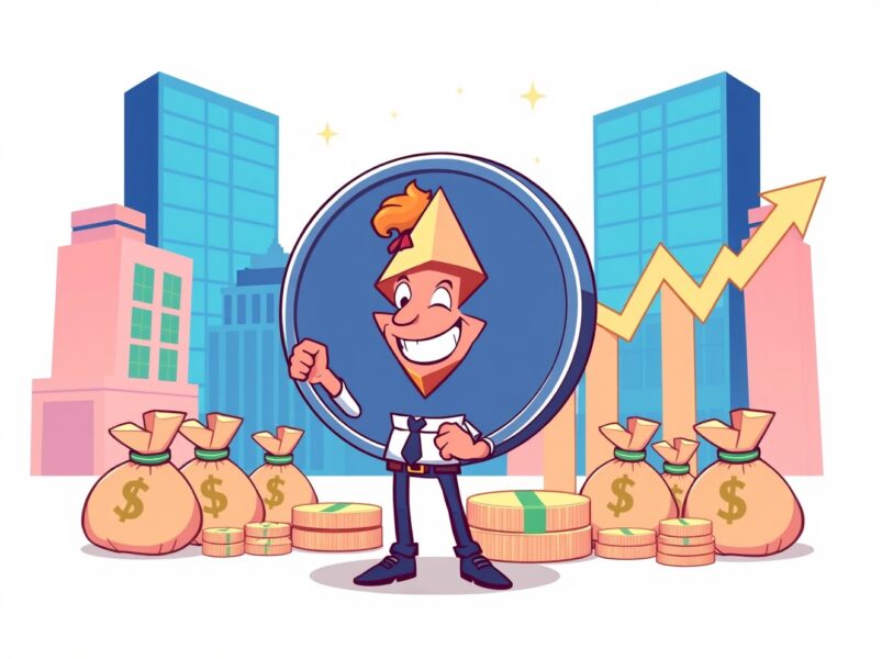 Strategic Ethereum investor making significant cryptocurrency deposit to exchange platform