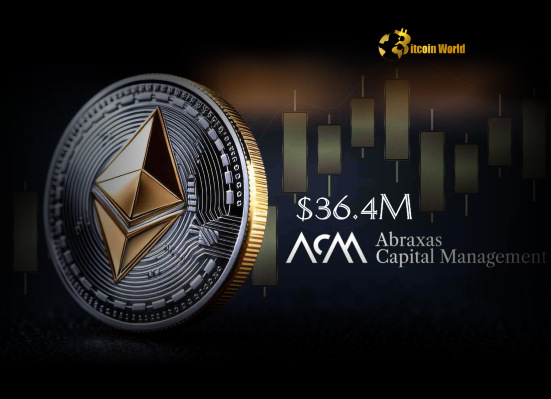 Ethereum Massive $36.4M Abraxas Capital Withdrawal Sparks Binance Scrutiny