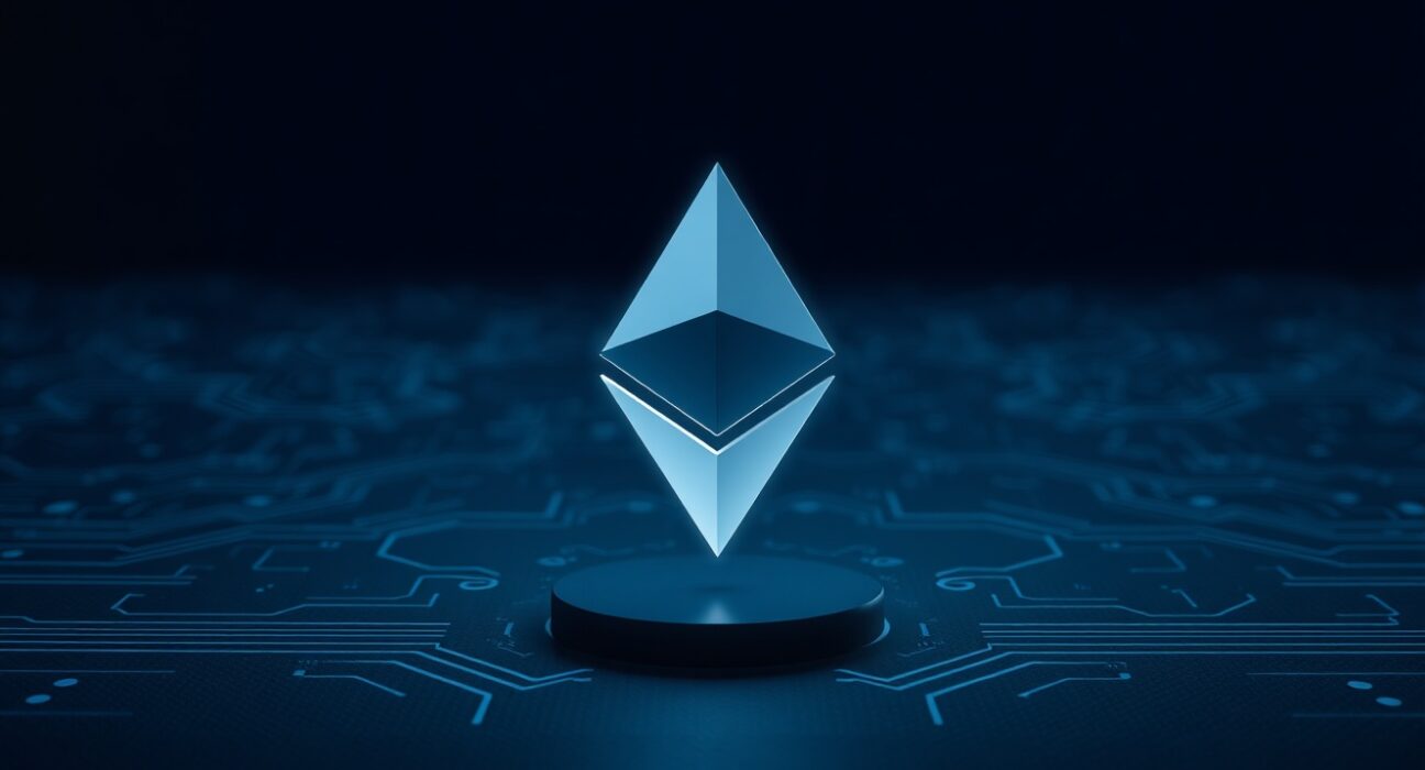 Ethereum logo symbolizing the network's significant Q1 2025 user growth and expanding adoption.