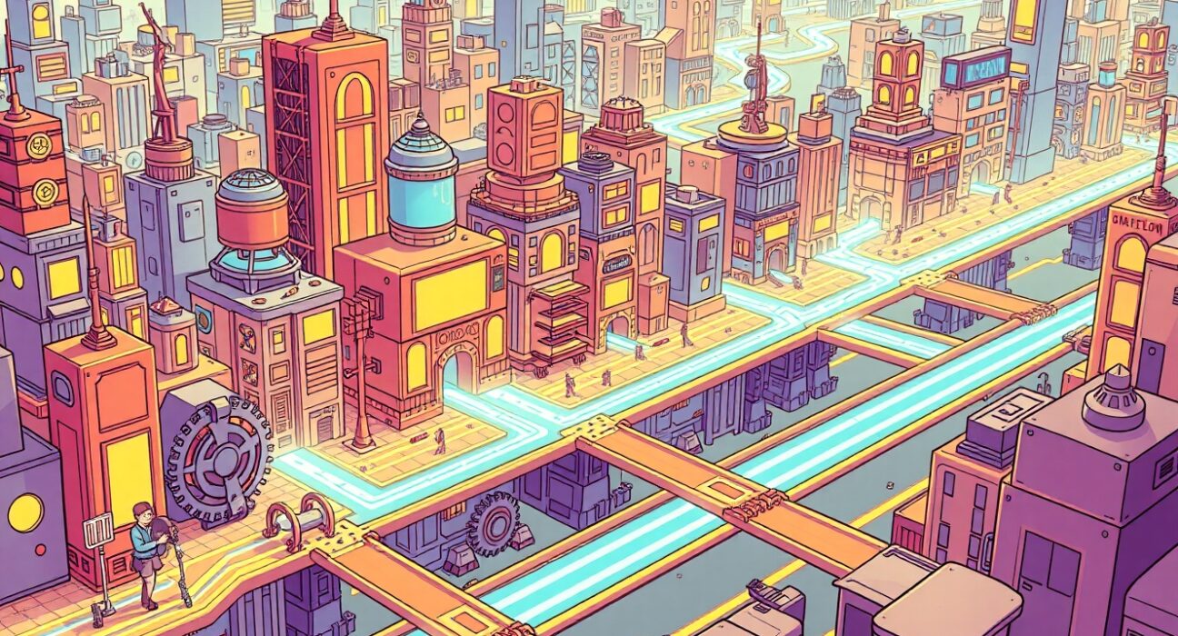 Ethereum Pectra upgrade enhancing blockchain transaction flow and capacity as a financial settlement layer.