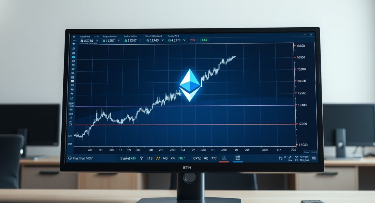 Analyst's Ethereum price prediction showing a breakout on a trading chart for a potential rally.