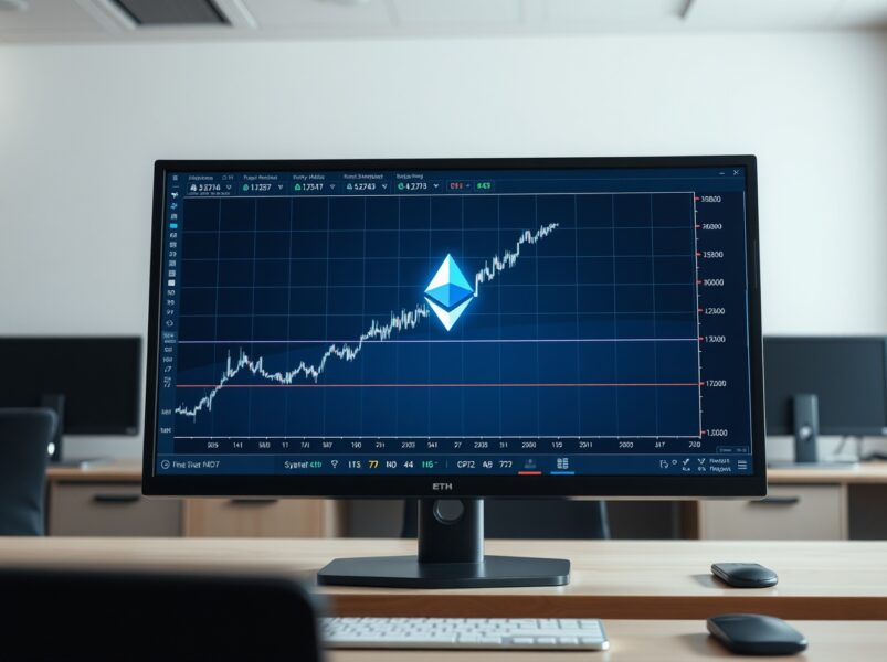 Analyst's Ethereum price prediction showing a breakout on a trading chart for a potential rally.