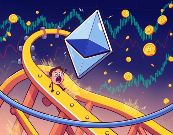 Ethereum price prediction rollercoaster showing market volatility and potential buying opportunities