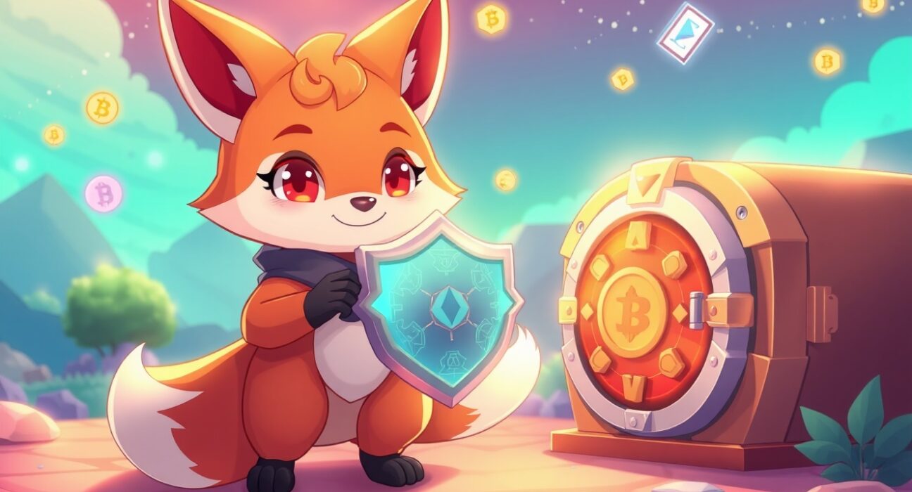 Ethereum privacy solution protecting digital assets with magical security shields in blockchain environment