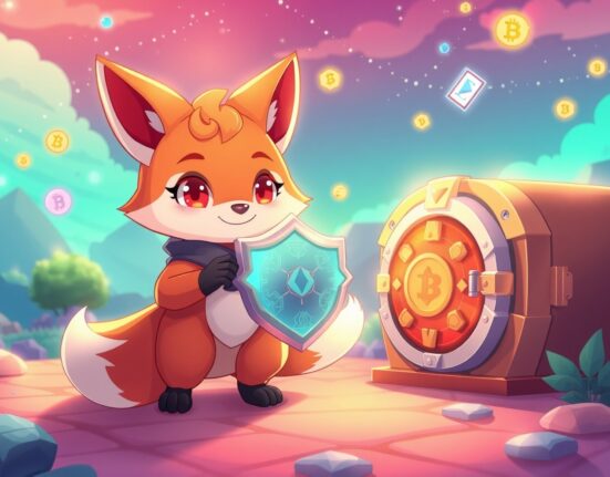 Ethereum privacy solution protecting digital assets with magical security shields in blockchain environment