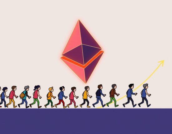 Cartoon illustrating the Ethereum retail investor exodus and its impact on network vitality.