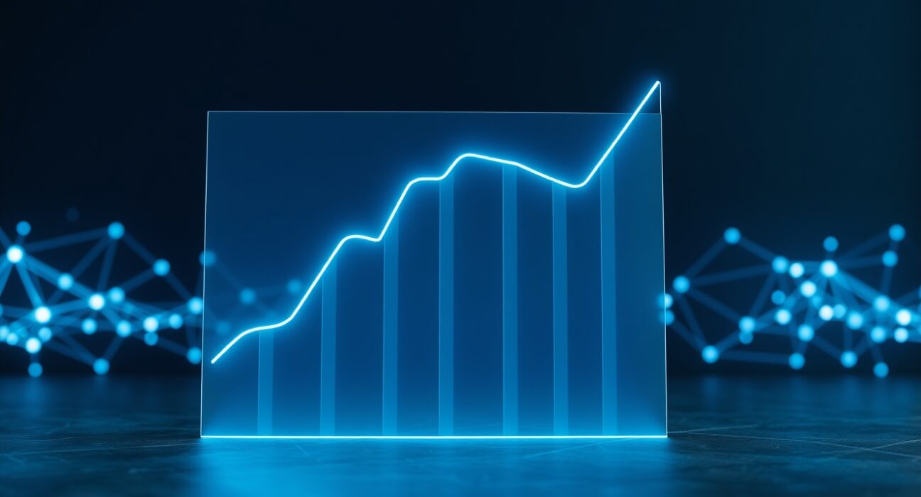 Data visualization showing the record growth of Ethereum stablecoin supply surpassing $180 billion.