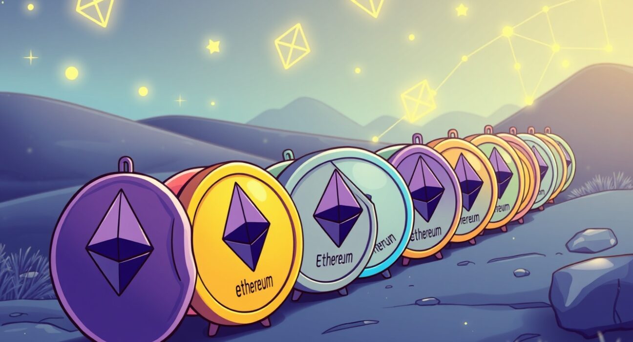 Ethereum staking queue showing coins waiting in line for validator activation