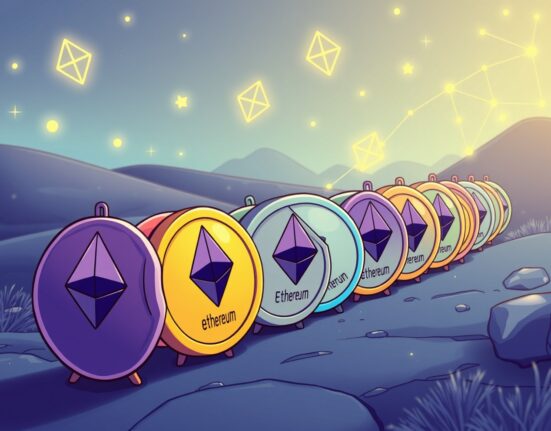 Ethereum staking queue showing coins waiting in line for validator activation