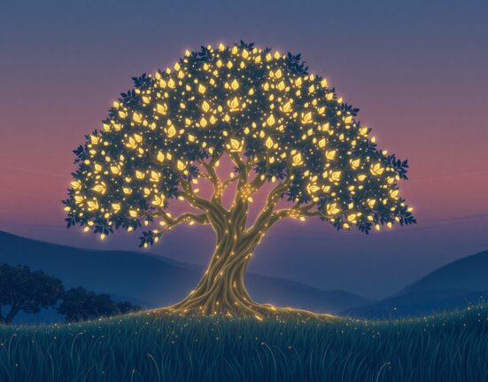 Visual metaphor for the growing Ethereum staking queue and network security.