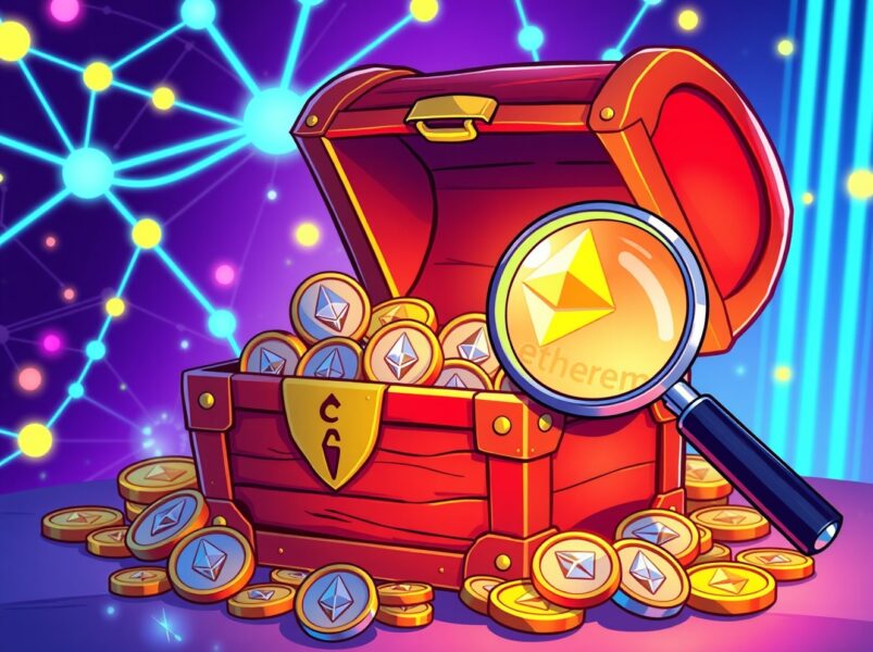 Ethereum undervalued treasure discovery showing hidden crypto investment potential