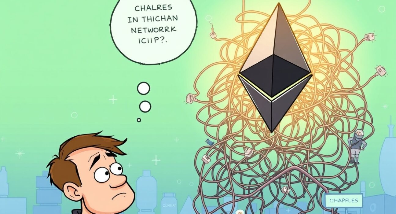 Cardano founder reflects on Ethereum's vision, highlighting its challenges with scalability and unfulfilled initial goals.