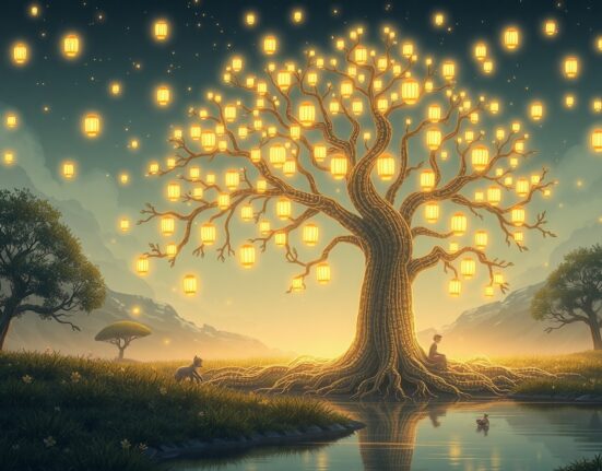 Conceptual Ghibli-style art representing the record-breaking growth of the Ethereum network and new user adoption.