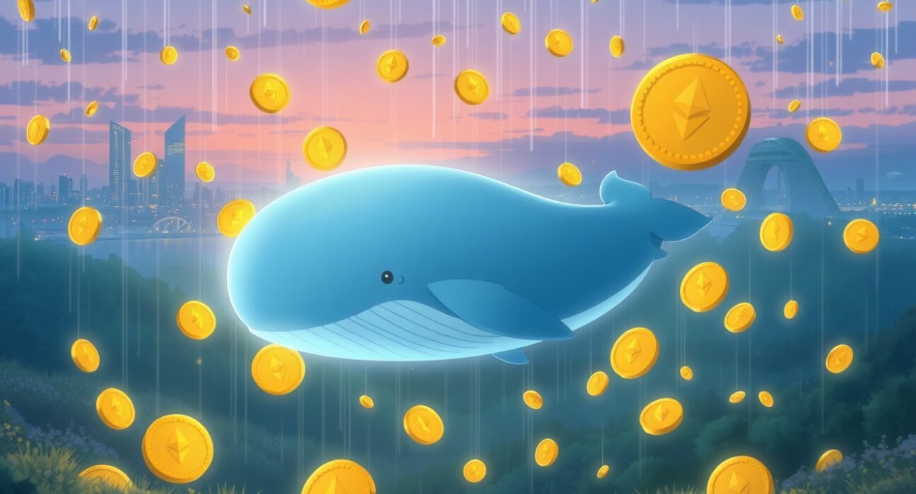 Strategic Ethereum whale accumulates millions in ETH during a market dip, indicating long-term confidence.