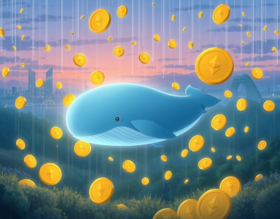 Strategic Ethereum whale accumulates millions in ETH during a market dip, indicating long-term confidence.