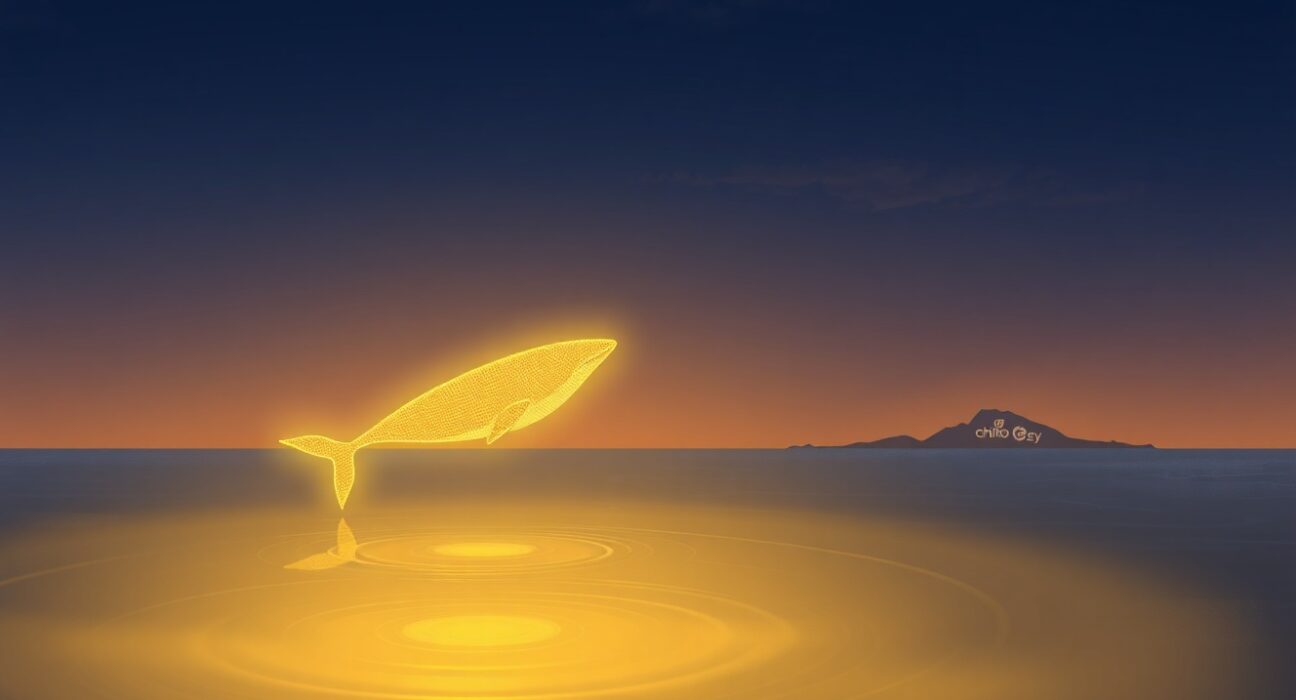 An Ethereum whale transferring a large amount of cryptocurrency to major trading platforms, analyzed with on-chain data.