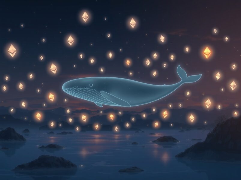 Ethereum whale transferring millions to an exchange faces significant financial loss.