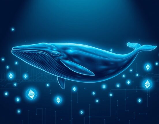 Ethereum whale activity analysis showing strategic market movement and blockchain transaction patterns.