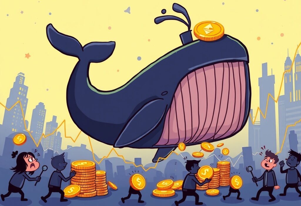 An Ethereum whale makes a large ETH sale, causing market ripples and sparking investor discussion.