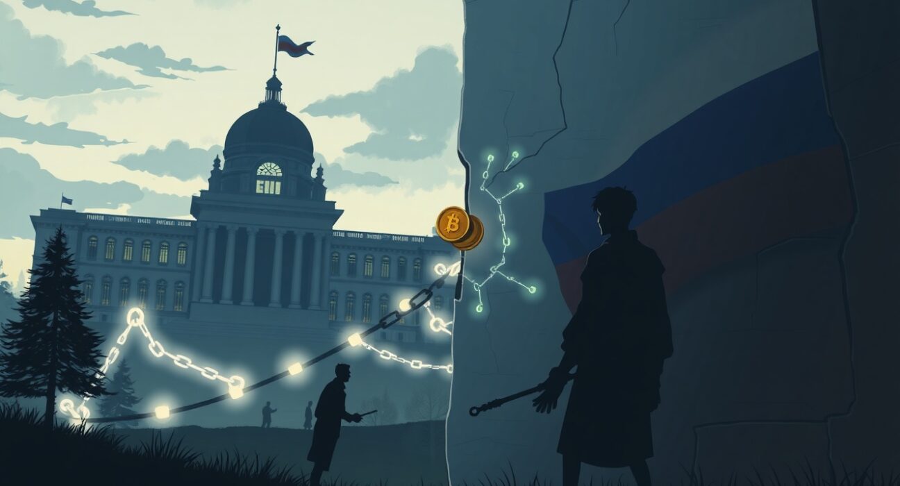 EU considers a total ban on cryptocurrency transactions with Russia to enforce economic sanctions.