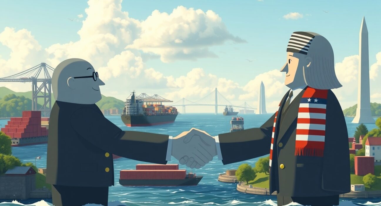 Analysis of the EU-US trade deal and the economic impact of delayed tariff clarity from Standard Chartered.