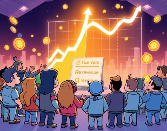 A cartoon illustration depicting Euler DAO members making a strategic decision to boost protocol revenue through fee adjustments.