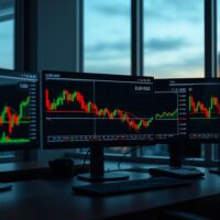 EUR/CAD currency pair chart showing price action below 1.1700 amid heightened risk aversion in forex markets.