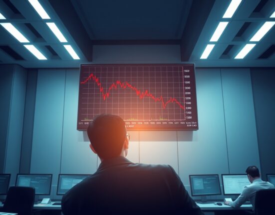EUR/CAD forex chart showing a sharp decline as oil prices impact the currency pair.