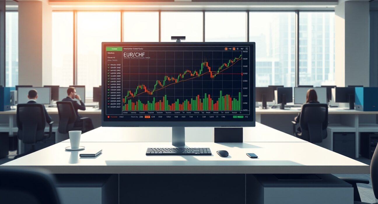 EUR/CHF forex chart analysis ahead of European and Swiss central bank meetings