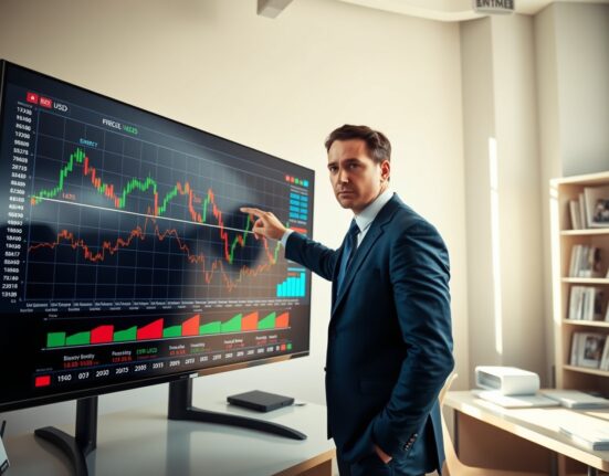 Financial analyst examines EUR vulnerability charts showing energy price impacts and Ukraine financing data